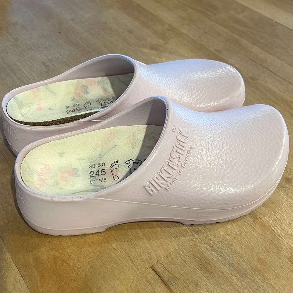 Birkenstock Pale Pink Slip-On Clogs